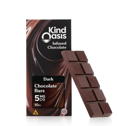 Infused Chocolate Dark Chocolate Bars 5MG D9 | 10PC