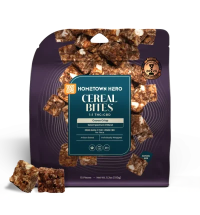 Cocoa Crisp Cereal Bites - THC + CBD