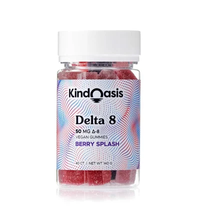 Delta 8 THC Gummies 50mg Berry Splash | 40ct