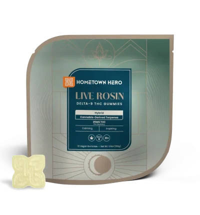 Live Rosin Delta-9 THC Gummies Hybrid 25mg