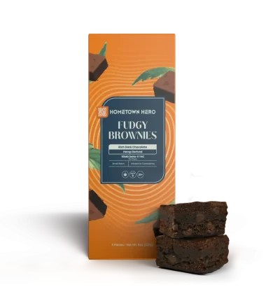 Fudgy Brownies Rich Dark Chocolate Delta-9 THC